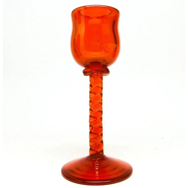 1970s Postmodern Chalice from Cracow Glassworks, Poland, 1970s For Sale - Image 5 of 5