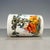 Ceramic Crackle Glaze Porcelain Brush Pot With Figure on Horseback For Sale - Image 7 of 9