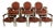 Louis XVI Cabriolet Armchairs, 1920s, Set of 7 For Sale