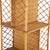 French Rattan Open Square Bookshelf, C. 1950. For Sale - Image 4 of 4