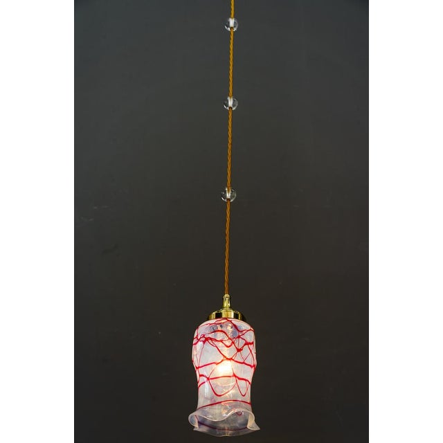 Art Deco Pendant with Opaline Glass Shade, 1920s For Sale - Image 15 of 18