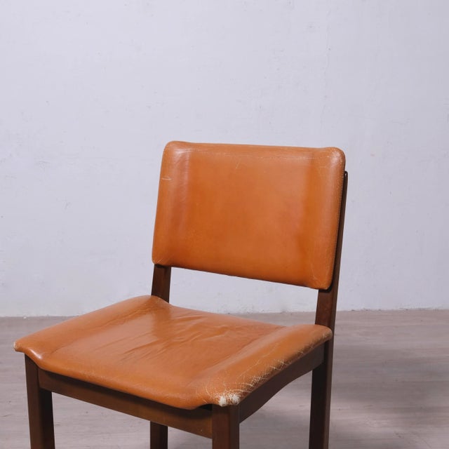 Vintage Leather Chairs, 1970s, Set of 4 For Sale - Image 14 of 18