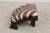 Art Deco Modern Style Zebra Print Chair & Ottoman For Sale - Image 18 of 18
