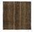 Textile Vintage Square Kilim Rug in Beige-Brown Stripes, Black Striations For Sale - Image 7 of 7
