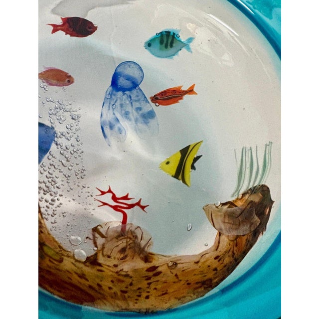 2020s Aquarium Disc From Murano, Italy For Sale - Image 5 of 6