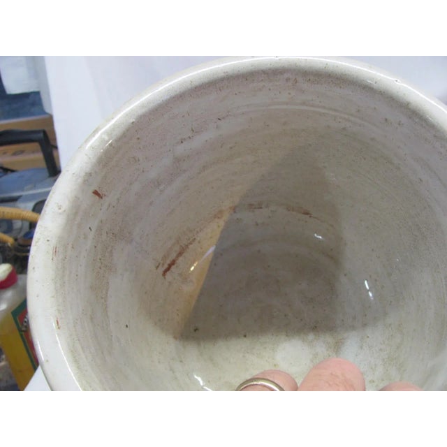 Mid 20th Century Zanesville Art Deco Stoneware Model 1006 Cream Glazed Vase For Sale In Providence - Image 6 of 10