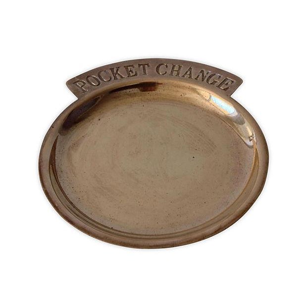 Brass "Pocket Change," Valet Dish Chairish