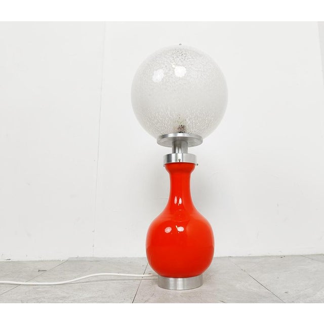 1970s Mid-Century Table Lamp from Mazzega, 1970s For Sale - Image 5 of 11