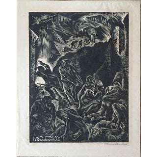 Albert Abramovitz, Macaques 4.35., Circa 1940s For Sale