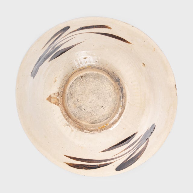 Rustic Chinese Ming Cizhou Rice Bowl, C. 1600 For Sale - Image 3 of 3