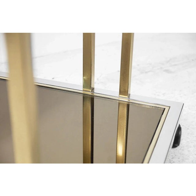 Belgian Gilded Bar Cart from Belgo Chrom, 1970s For Sale - Image 10 of 14