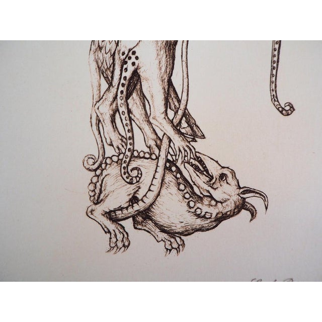 Cecile Reims, The Rats Which Devour Each Other, 1991, Lithograph For Sale - Image 6 of 9