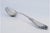 Silver Rice and Serving Spoon with Crimped, Embossed Handle and Monogram Card For Sale - Image 10 of 10