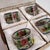Early 20th Century Chinese Plique-a-Jour Napkin Rings Floral Cloisonne-on-Glass Box Set 1912-1949 - 4 pcs For Sale - Image 4 of 8