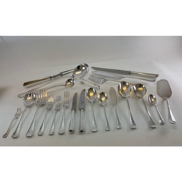 New 1980s Complete European Cutlery Set for 12, Including Fish Eaters & Serving Pieces 132 Pieces For Sale In New York - Image 6 of 18