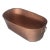 Vintage Copper Colored Planter Bucket For Sale