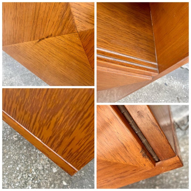 Italian Style Mid Century Modern Highboy Sideboard or Dry Bar For Sale - Image 9 of 12