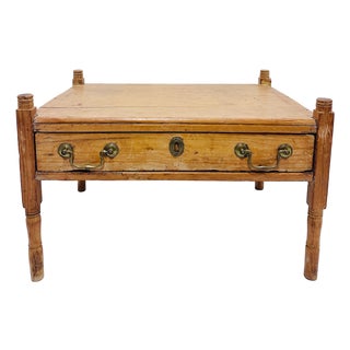 Antique French Wood Pegged Console C 1700s For Sale