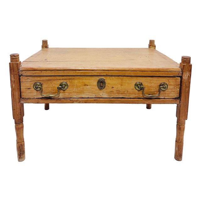 Antique French Wood Pegged Console C 1700s For Sale