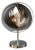 Silver Metal Trumpet Uplighter Cup Table Lamp For Sale