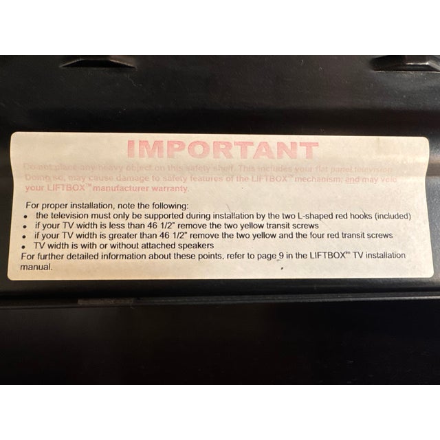 Walt Disney Signature for Drexel Heritage Flat Panel Screen Lift Console For Sale - Image 14 of 15