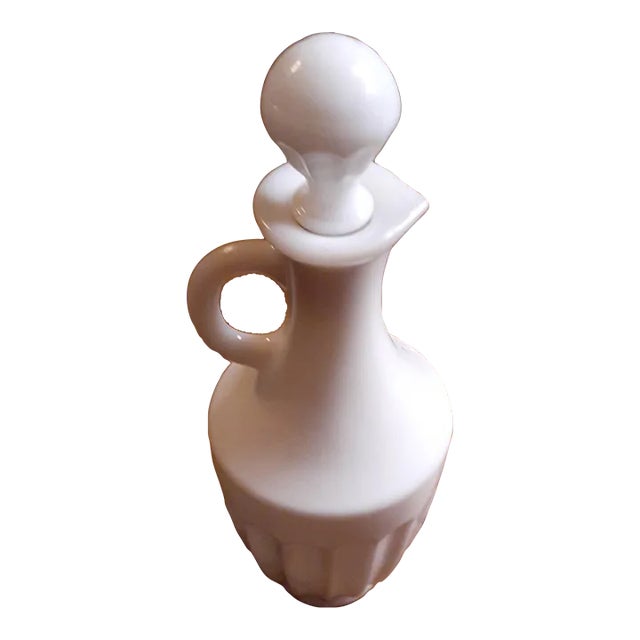1960s Fenton Milk Glass Cruet For Sale