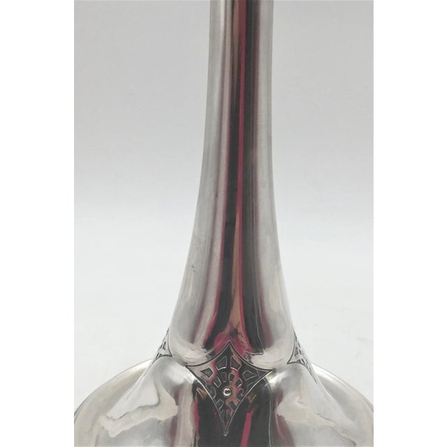 Early 20th century, German 0.800 continental silver trophy commemorating the price of the yacht squadron in motorboat...