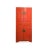Chinese 1990s Asian Red Tall Cabinet For Sale - Image 3 of 3