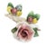 Vintage Nuova Capodimonte Porcelain Rose Arrangement For Sale
