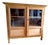 Antique Stripped Pine Glazed Bar Cabinet, 1800s For Sale