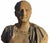 Cicerone, marco tullio - terracotta bust cicero orator 21th century height 77 cm width 60 cm depth 30 cm weight 15 kg...