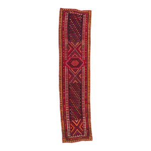 Late 20th Century Vintage Persian Shiraz Rug Runner, 02'09 X 11'09