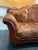 Late 19th Century French Settee- Vintage French Country- 1800s-Reupholstered Brindle Cowhide For Sale - Image 5 of 10