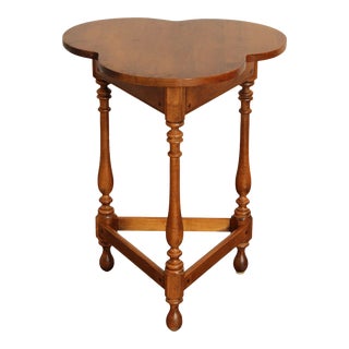 Late 20th Century Ethan Allen 'Circa 1776' Maple Side Accent Table For Sale