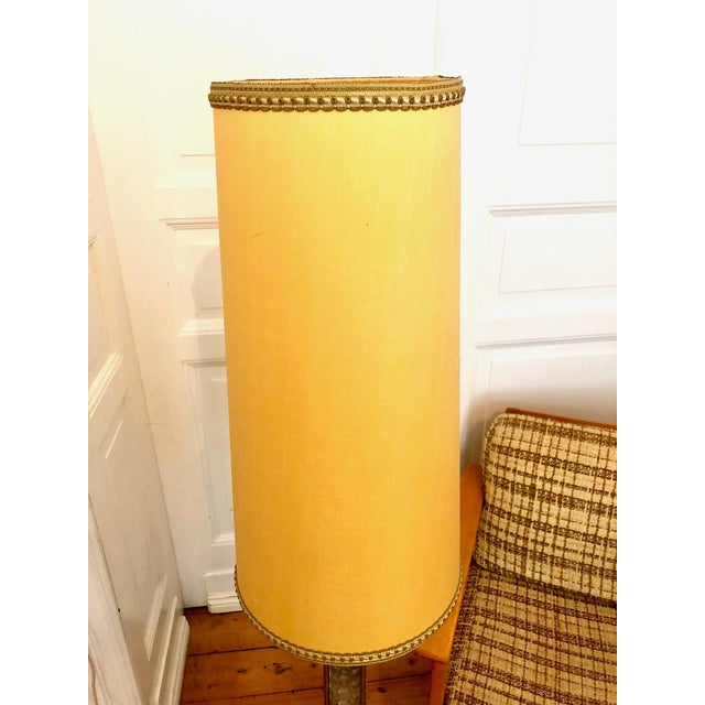 Vintage Floor Lamp in Chrome and Textured Glass by Richard Essig, 1970s For Sale - Image 6 of 9