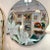 Postmodern Vintage Circular David Marshall Flower Mirror For Sale - Image 3 of 8
