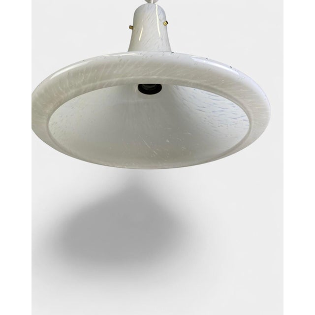 Large Art Glass Pendant Lamp from Glashütte Limburg, Germany, 1970s For Sale - Image 4 of 5