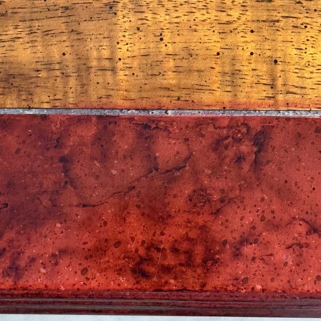 1980s Henredon Burl Faux Tortoiseshell Ming Console Table For Sale In Mobile - Image 6 of 16