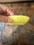 Rustic 1930s Italian Strawberry Small Berry Bowl Yellow Pottery by Società Ceramica Italiana For Sale - Image 3 of 6