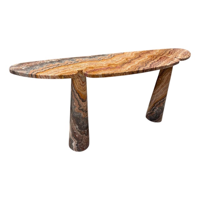Italian Granite Console Table, 1980s For Sale