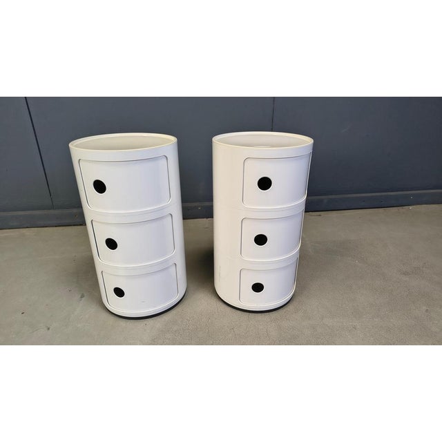 Side Cabinets by Anna Castelli Ferrieri for Kartell, Italy, 1960s, Set of 2 For Sale - Image 9 of 10
