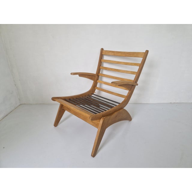 Modernist Oak Easy Chair by Jan Den Drijver, 1940s For Sale - Image 17 of 17