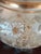 Vintage Hollywood Regency/Neo-Classical Iridescent Glass and Brass Table Lamp For Sale In Chicago - Image 6 of 18