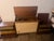 Late 20th Century Pair of Vintage Hollywood Regency Trompe l'Oeil Stacked Book Side Tables With Drawers For Sale - Image 5 of 7