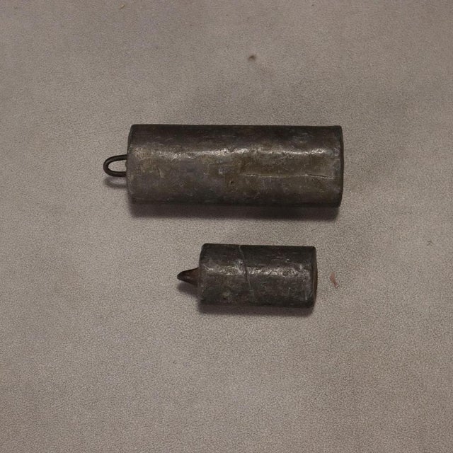 Grandfather Clock in Lacquered Fir Wood and Metal For Sale - Image 10 of 11