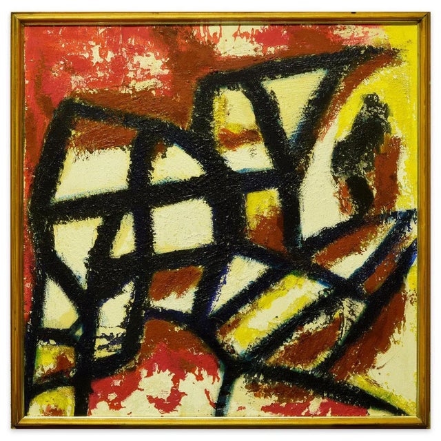 Abstract Expression - Oil Painting 2018 by Giorgio Lo Fermo 2018 For Sale - Image 4 of 4