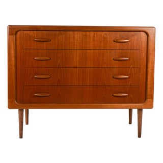 Vintage Teak Chest of Drawers from Dyrlund, 1960s For Sale