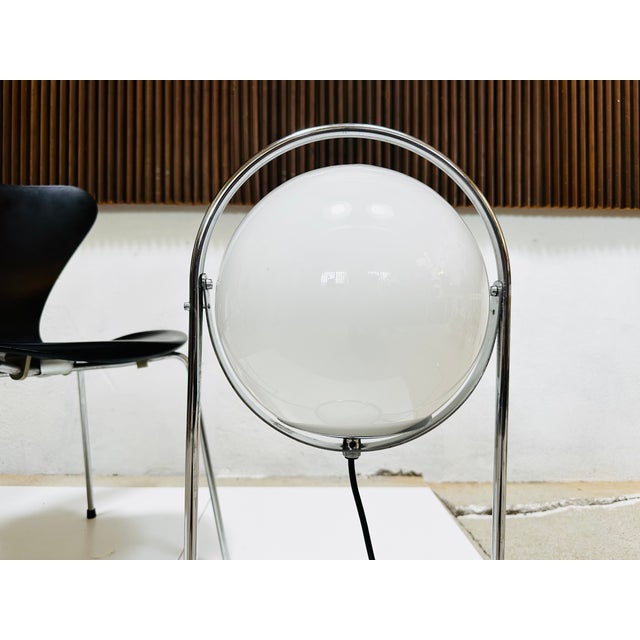 Mid-Century Space Age Modern Spherical Floor Lamp in Glass and Chrome, Germany, 1960s For Sale - Image 15 of 18