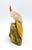 Vintage Hand-Carved Gemstone Cockatoo Sculpture on Natural Stone Base – Brazilian Mid-Late 20th Century For Sale - Image 4 of 15