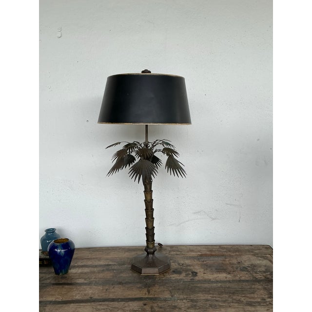 Vintage Chapman Palm Lamp For Sale - Image 10 of 12